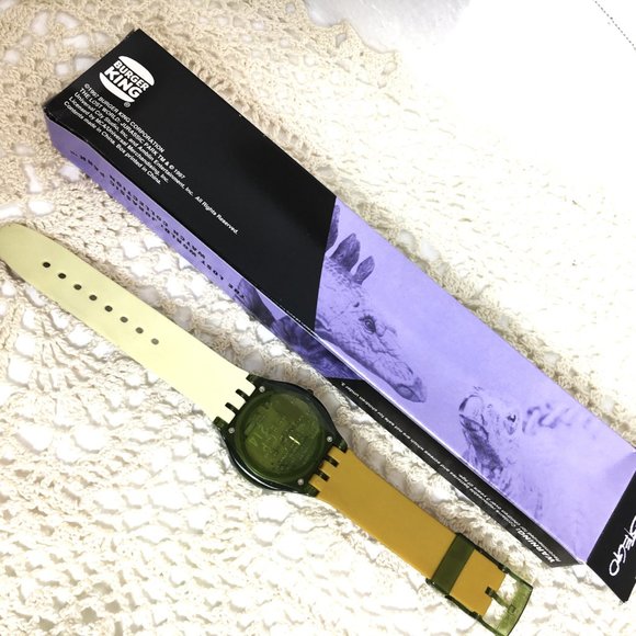 Jurassic Park The Lost World 3 D Stegosaurus Watch VTG ‘97 NEW - Picture 6 of 11